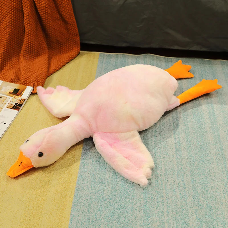 Plüsch Ente XXL 50–190cm – Riesiges Kuscheltier Schlafkissen Weich & Flauschig