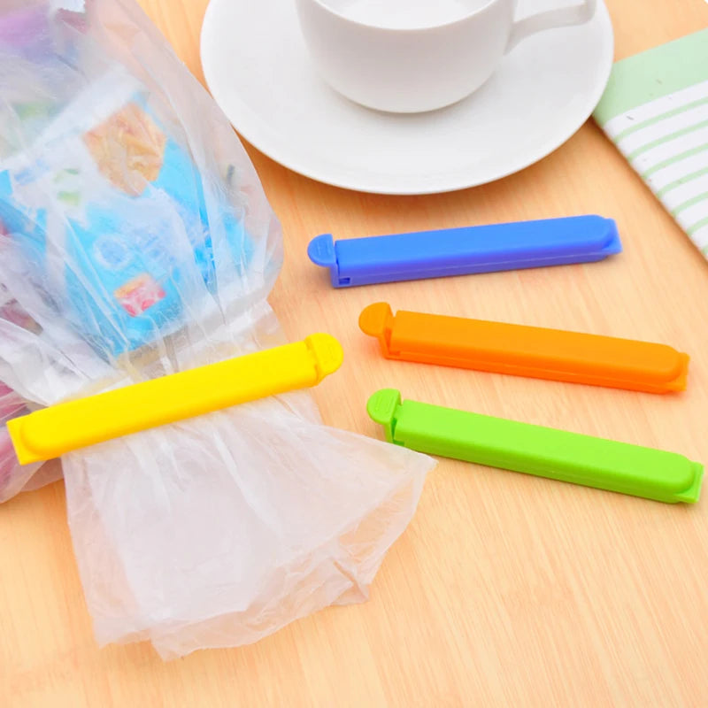 Lebensmittelklammern 10/20 Stück – Bunte Beutelverschlüsse für Küche & Aufbewahrung