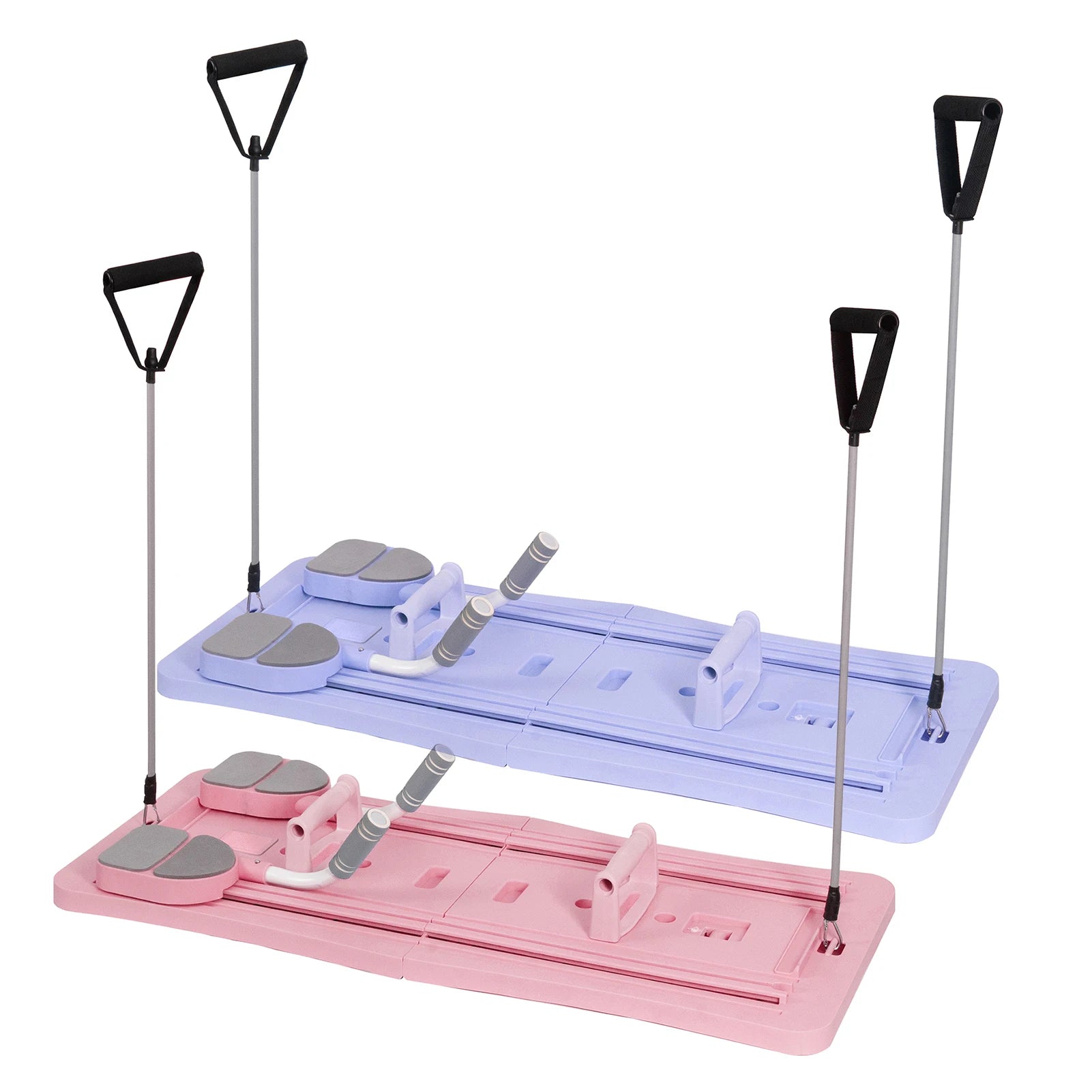Pilates Board 4-in-1 Faltbar – Core Trainer mit Ab Roller, Push-Up & Resistance Bands