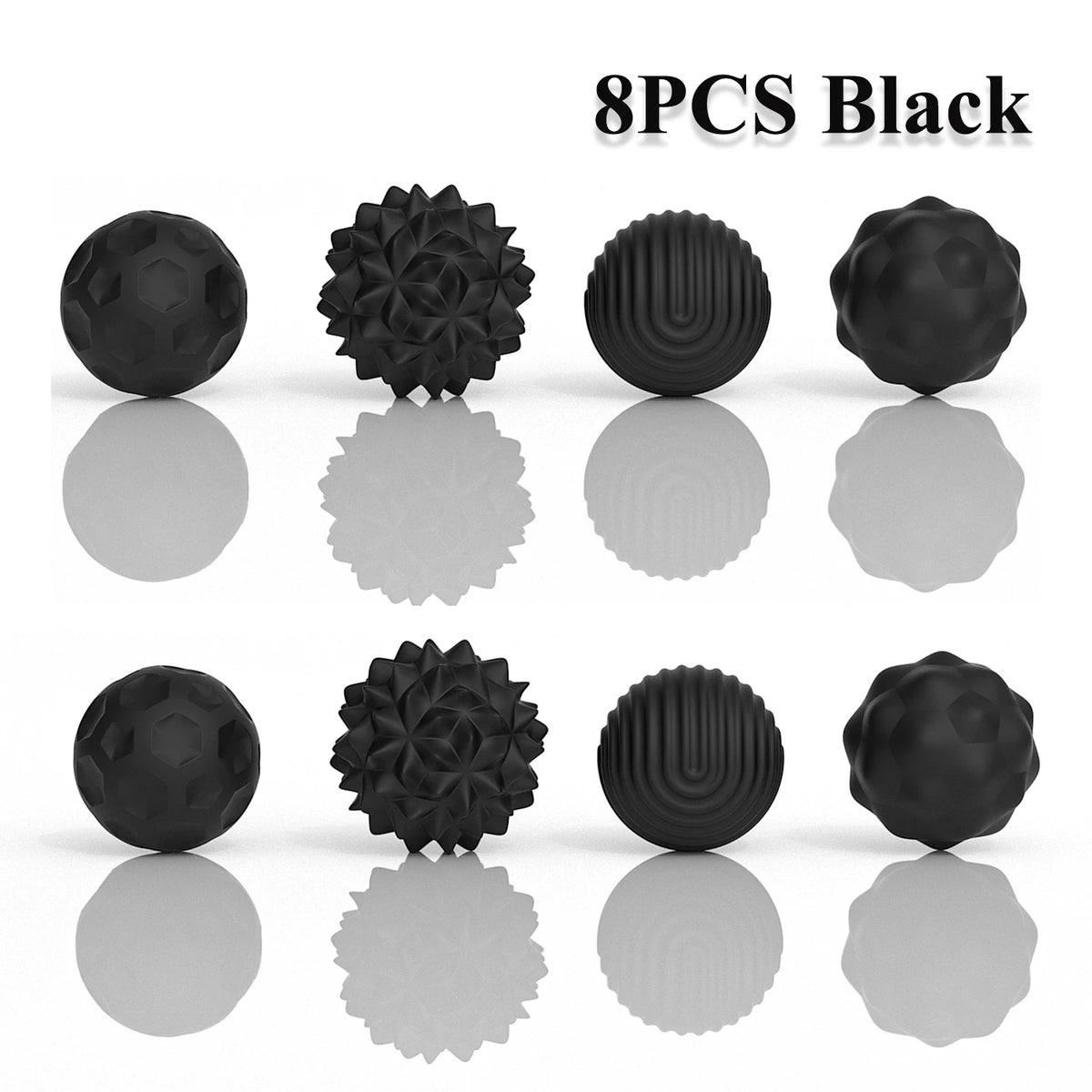 Magnetische Fidget Bälle Set (2–8 Stk.) – Silikon Anti Stress Zappelspielzeug