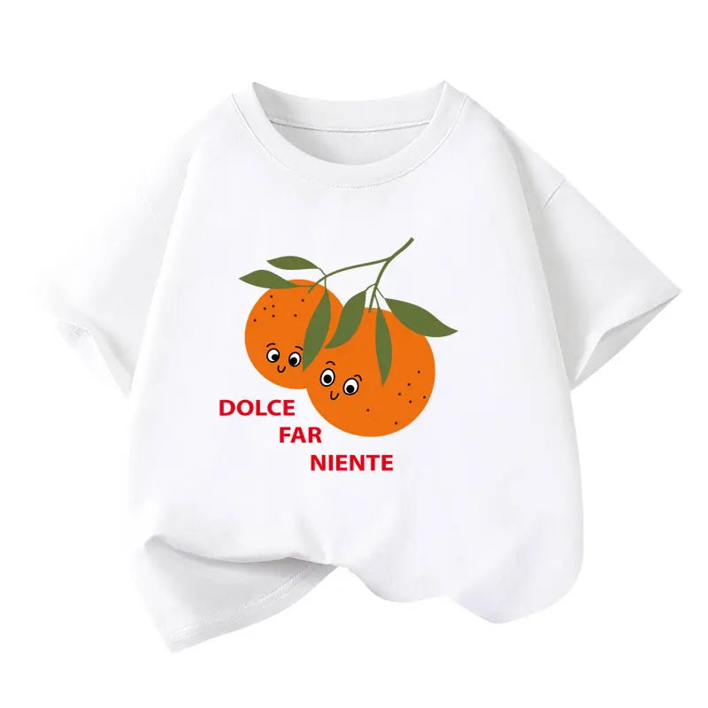 Kinder T-Shirt Mädchen Sommer – Baumwolle Kurzarm Shirt Teenager Schul Oberteil