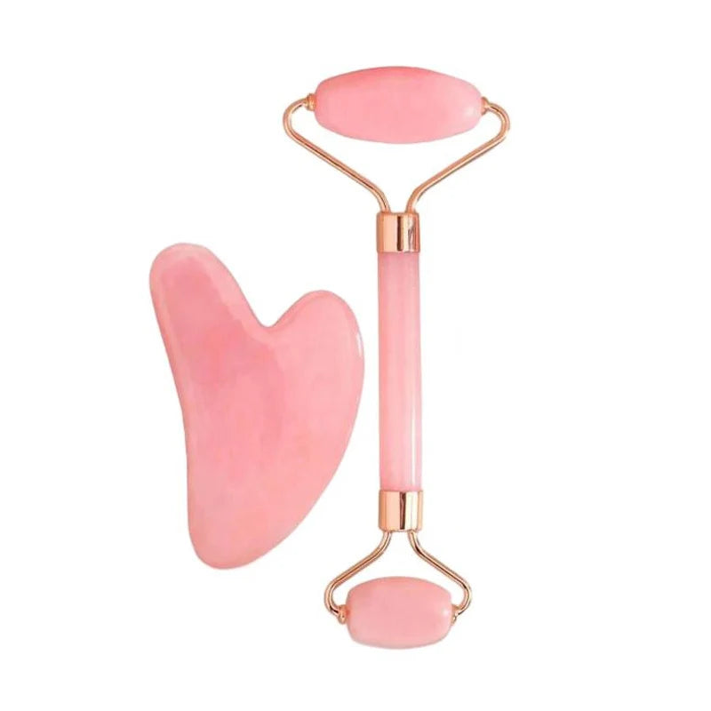 Ice Face Roller Set – Gesichtsroller & Gua Sha für Lifting & Hautpflege
