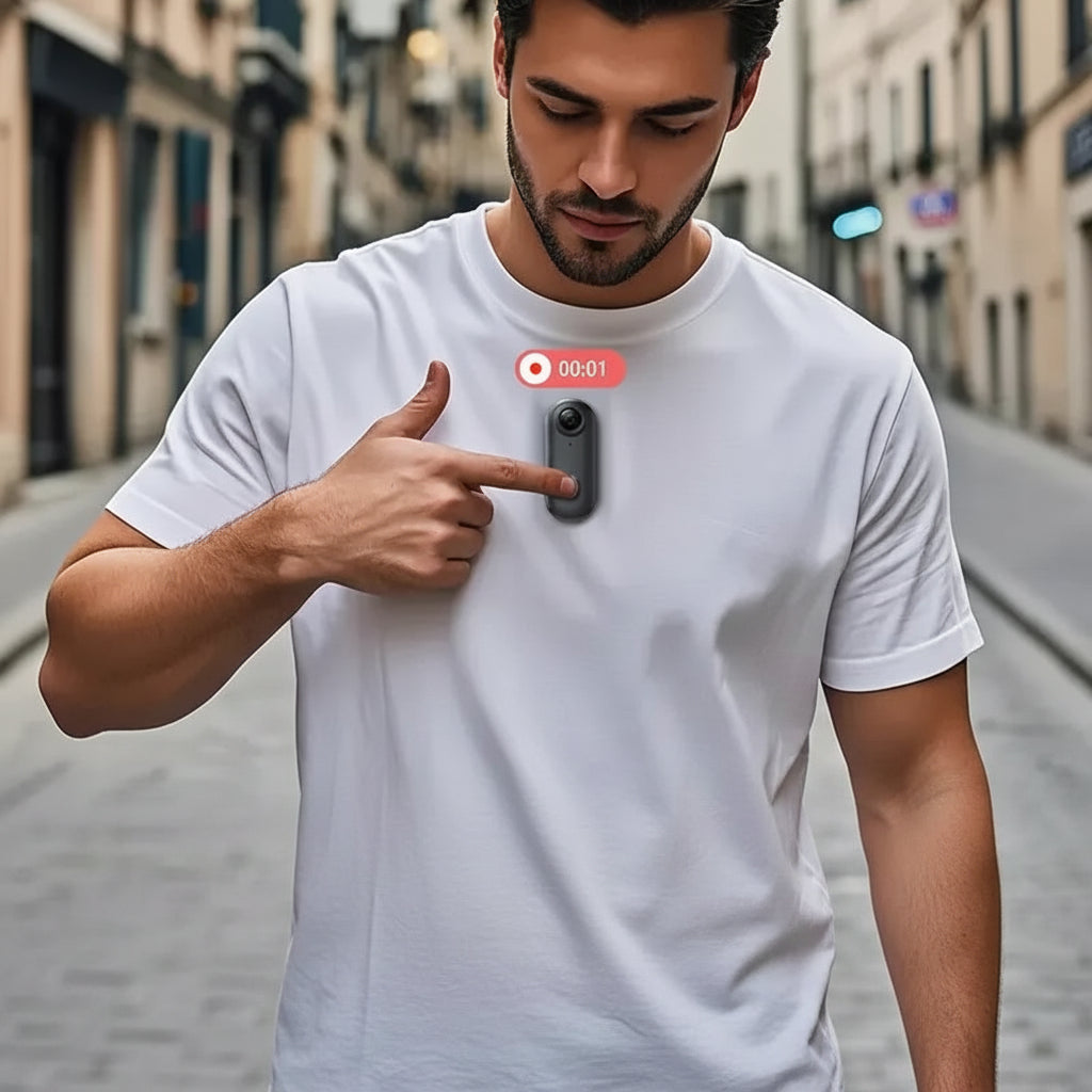 Mini 4K Kamera Magnetisch – Pocket Vlog Bodycam WLAN Outdoor Action Cam