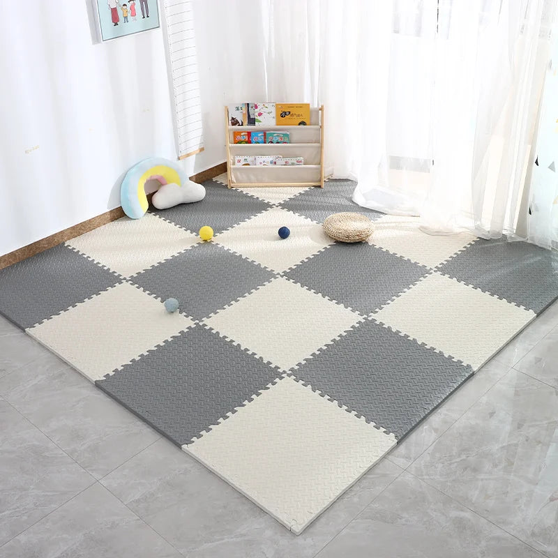 EVA Puzzlematte 30x30 cm – Rutschfeste Spielmatte für Baby & Kinder Krabbelteppich