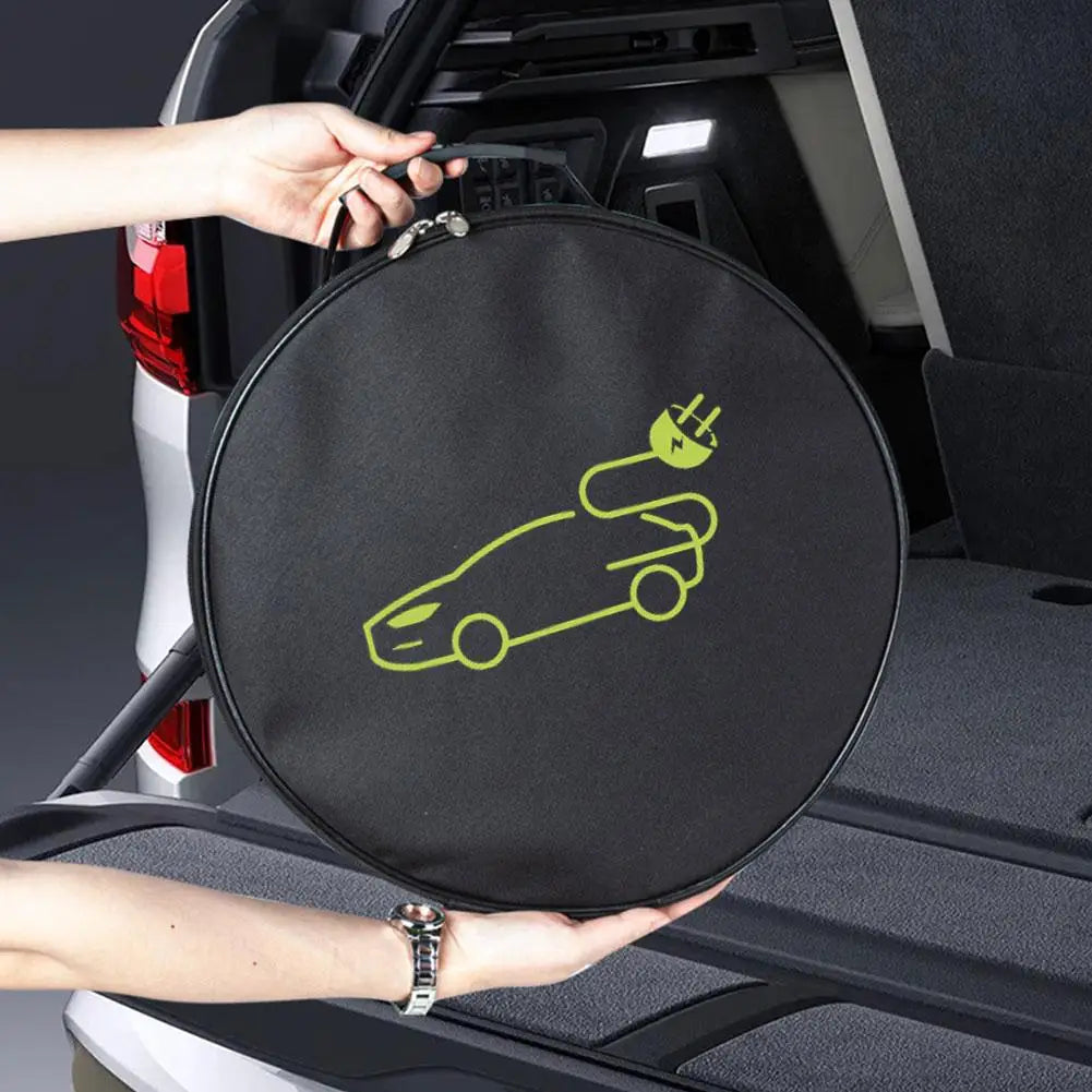 EV Ladekabel Tasche Auto – Wasserdichte Aufbewahrung für Ladegerät & Zubehör, Stoßfest
