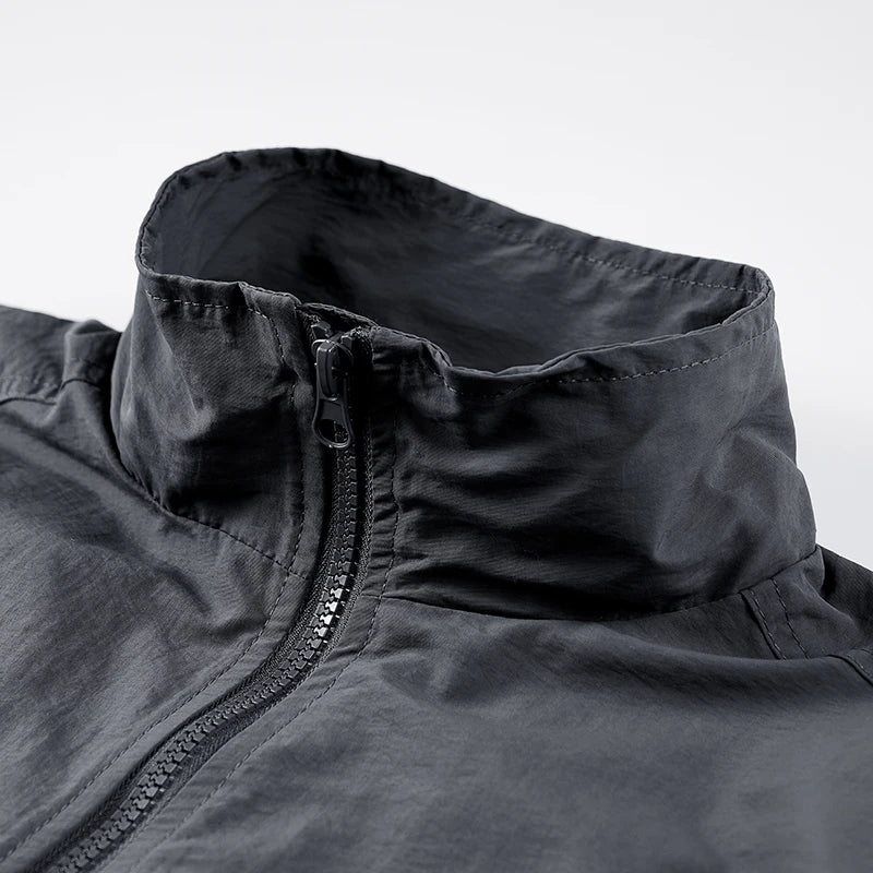 Herren UV-Schutz Trainingsjacke Sommer – Leichte Outdoor Jacke Atmungsaktiv & Vielseitig