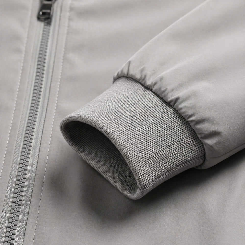 Herren Freizeitjacke mit Stehkragen und Reißverschluss